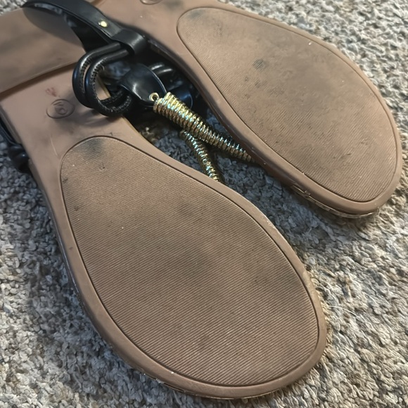 Mossimo - woman’s sandals size 9 - black & Gold - Picture 11 of 15